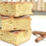 Soft, Chewy & Delicious Snickerdoodle Cookie Bars / Blondies | Quick & Easy to Make | craftycookingmama.com