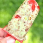 Jello Pudding Pop Recipe Creations. Spumoni with pistachio pudding, chocolate, cherries & nuts | www.craftycookingmama.com