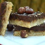 Chocolate Hazelnut Bars | www.craftycookingmama.com